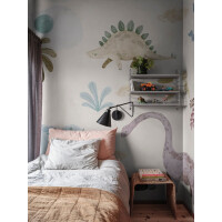 Fototapeta dinozaury Rebel Walls R19958 Dinosaur Oasis Pastel Family Fun