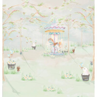 Mural natura i karuzela Decoprint CW6111-1 Carousel Cute Walls