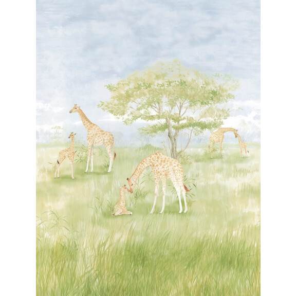 Mural żyrafy Decoprint CW6112-2 Herd of Giraffes Cute Walls