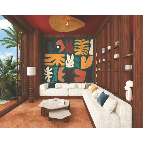 Mural geometryczny Casamance 76863568 Jorge Modernismo