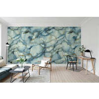 Fototapeta imitująca marmur Rebel Walls R20242 Agate Dreams Blue Hot Pops