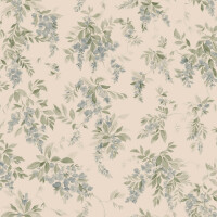 Tapeta akwarelowe bukiety Sandberg S10507 Lovisa Blue Tradgarden