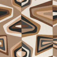 Tkanina haftowana retro Casamance 43780123 West Dream