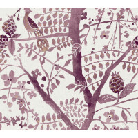 Tapeta botaniczna York Antonina Vella BO6631 Peacok Block Print Boho Luxe