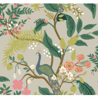 Tapeta Pawie I Drzewa York Wallcoverings RI5171 Peacock Rifle Paper Co.
