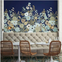 Mural Kwiaty York Wallcoverings RI5191M Garden Party Mural Kwiaty Rifle Paper Co.
