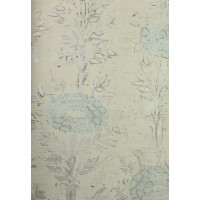 Tapeta w kwiaty vintage York Wallcoverings AF6517 French Marigold Tea Garden