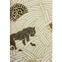 Tapeta Art-Deco York Wallcoverings AF6549 Tibetan Tigers Tea Garden