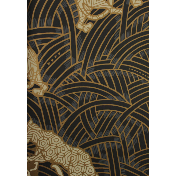 Tapeta Art-Deco York Wallcoverings AF6550 Tibetan Tigers Tea Garden