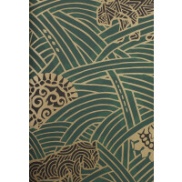 Tapeta Art-Deco York Wallcoverings AF6551 Tibetan Tigers Tea Garden