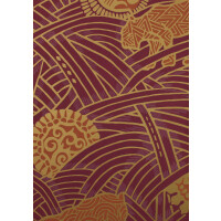 Tapeta Art-Deco York Wallcoverings AF6552 Tibetan Tigers Tea Garden