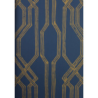 Tapeta orientalna kratownica York Wallcoverings AF6561 Oriental Lattice Tea Garden