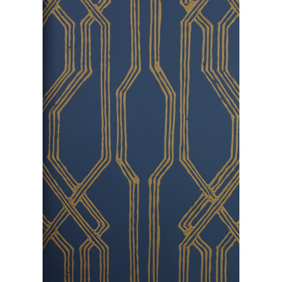 Tapeta orientalna kratownica York Wallcoverings AF6561 Oriental Lattice Tea Garden
