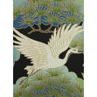 Tapeta York Wallcoverings AF6593 Sprig and Heron Tea Garden