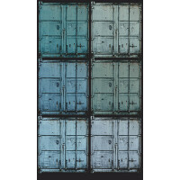 Fototapeta Blaszane kontenery Marburg 47217 Smart Art Easy