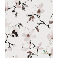 Tapeta kwiaty magnolii Khroma LAV002 Laetitia La Vie en Rose