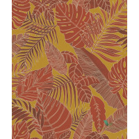 Tapeta tropikalne liście Khroma LAV107 Tropical La Vie en Rose