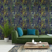 Tapeta Mind the Gap WP20318 Green Sanctuary Anthracite