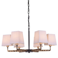 Ekskluzywna lampa wisząca Stockholm P06636BK AU Cosmo Light