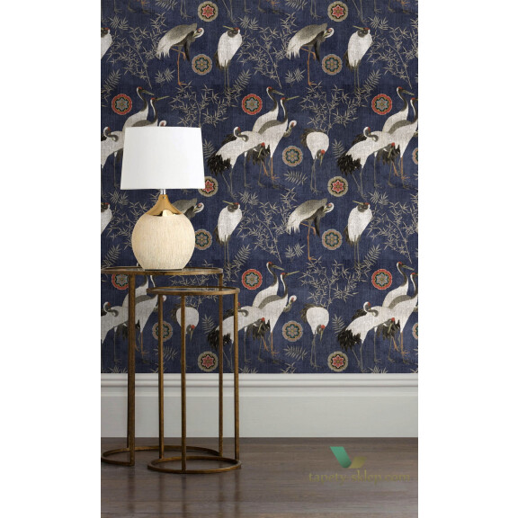 Tapeta Mind the Gap WP20392 Tsuru Indigo