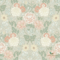 Tapeta Kwiaty Vintage Boras 7665 Dahlia Garden Falsterbo III