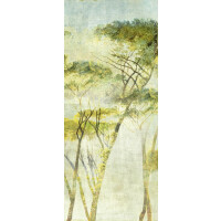 Mural zamglone drzewa Khroma DG2HYM1013 Hymn Field Wall Designs II