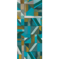 Mural geometryczny Khroma DG2LYR1021 Lyric Blue Wall Designs II