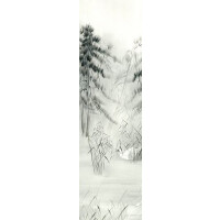 Mural żurawie Khroma DG2NUA1011 Nuage Lake Wall Designs II