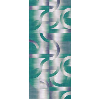 Mural geometryczny Khroma DGPRI1011 Leonardo Teal Wall Designs II