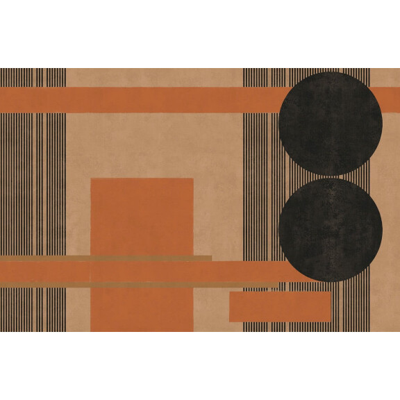Tapeta abstrakcyjna z geometrycznym wzorem London Art T01S05 1A THE WIDTH OF A CIRCLE The Daydreamer