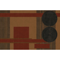 Tapeta abstrakcyjna z geometrycznym wzorem London Art T01S05 2A THE WIDTH OF A CIRCLE The Daydreamer