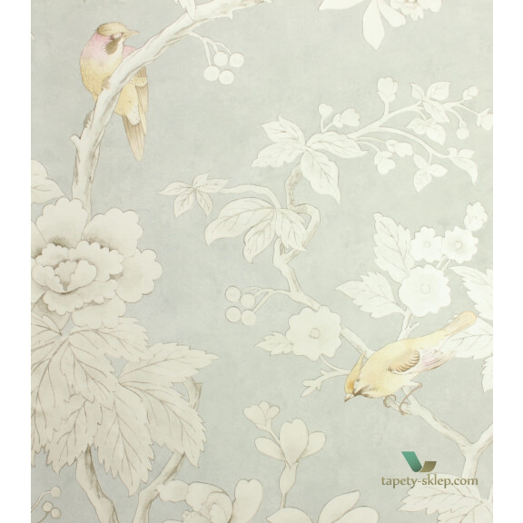 Tapeta botaniczna Sanderson 216388 Chiswick Grove