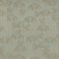 Tkanina żakardowa w stylu Art Deco Casamance 32540413 Colimacon Porte Des Lilas