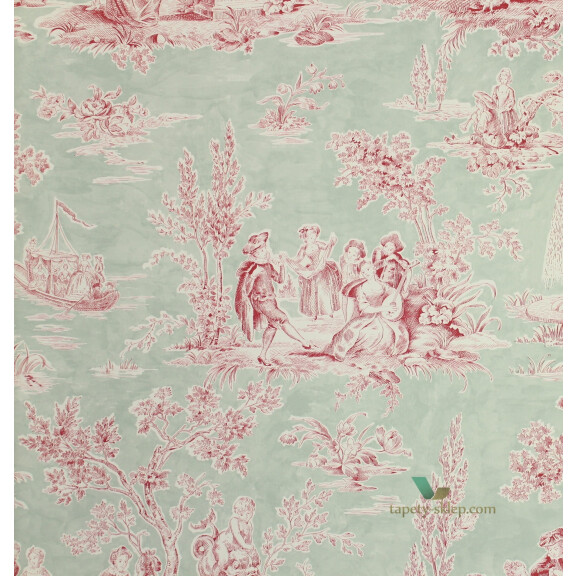 Tapeta Toile de Jouy 214063 Sanderson Fabienne