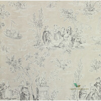 Tapeta Toile de Jouy 214067 Sanderson Fabienne