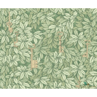 Tapeta W Liście I Klucze Cole & Son Chiavi Segrete 114/9018 Fornasetti