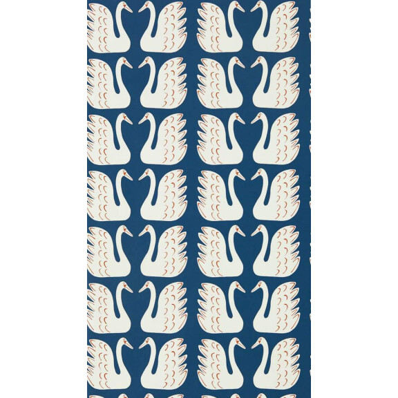 Tapeta łabędzie Scion 112797 Swim Swam Swan Garden of Eden