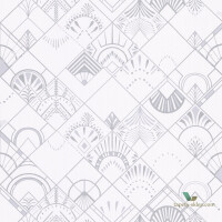 Tapeta geometryczna w stylu Art Deco Caselio SRL100450017 Golden Years Scarlett