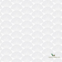 Tapeta wachlarze art-deco Caselio SRL100490198 Pearl Scarlett