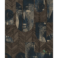 Tapeta plemienne maski Khroma TRI301 Mask Tribute