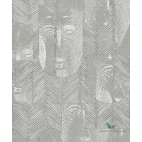 Tapeta plemienne maski Khroma TRI304 Mask Tribute