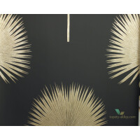 Tapeta liście palmy Sanderson 216639 Fan Palm The Glasshouse