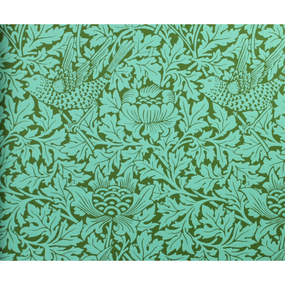 Tapeta Ptaki I Rośliny Morris & Co. 216958 Bird & Anemone The Queen Square Collection
