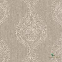 Tapeta Ornament Tekstylna Casamance 70580170 Monarque Natural