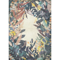 Drukowany Dywan w Kwiaty Estival Fresco 8447