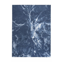 Dywan granatowy jak marmur Atlantic Blue Carpet Decor