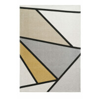 Dywan Geometryczny Ingrid Yellow Carpet Decor Magic Home