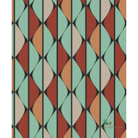 Tapeta geometryczna Khroma OMB301 Timor Ombra
