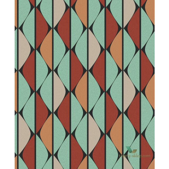 Tapeta geometryczna Khroma OMB301 Timor Ombra