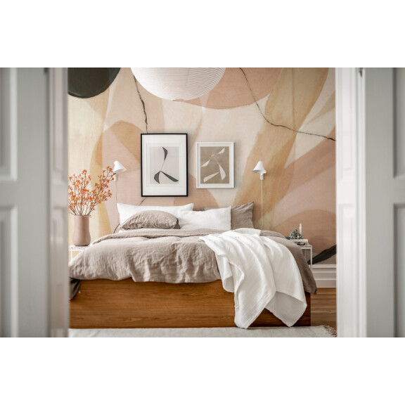 Fototapeta abstrakcyjna Rebel Walls R17021 Asana Dusty Pink Simplicity